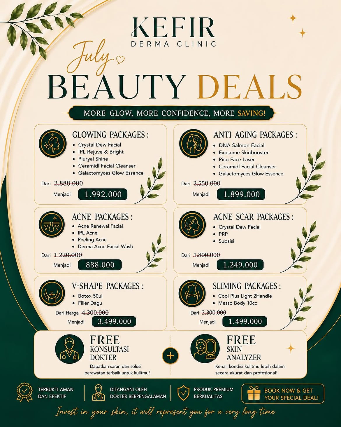 Poster promo July Beauty Festival is Here! 3